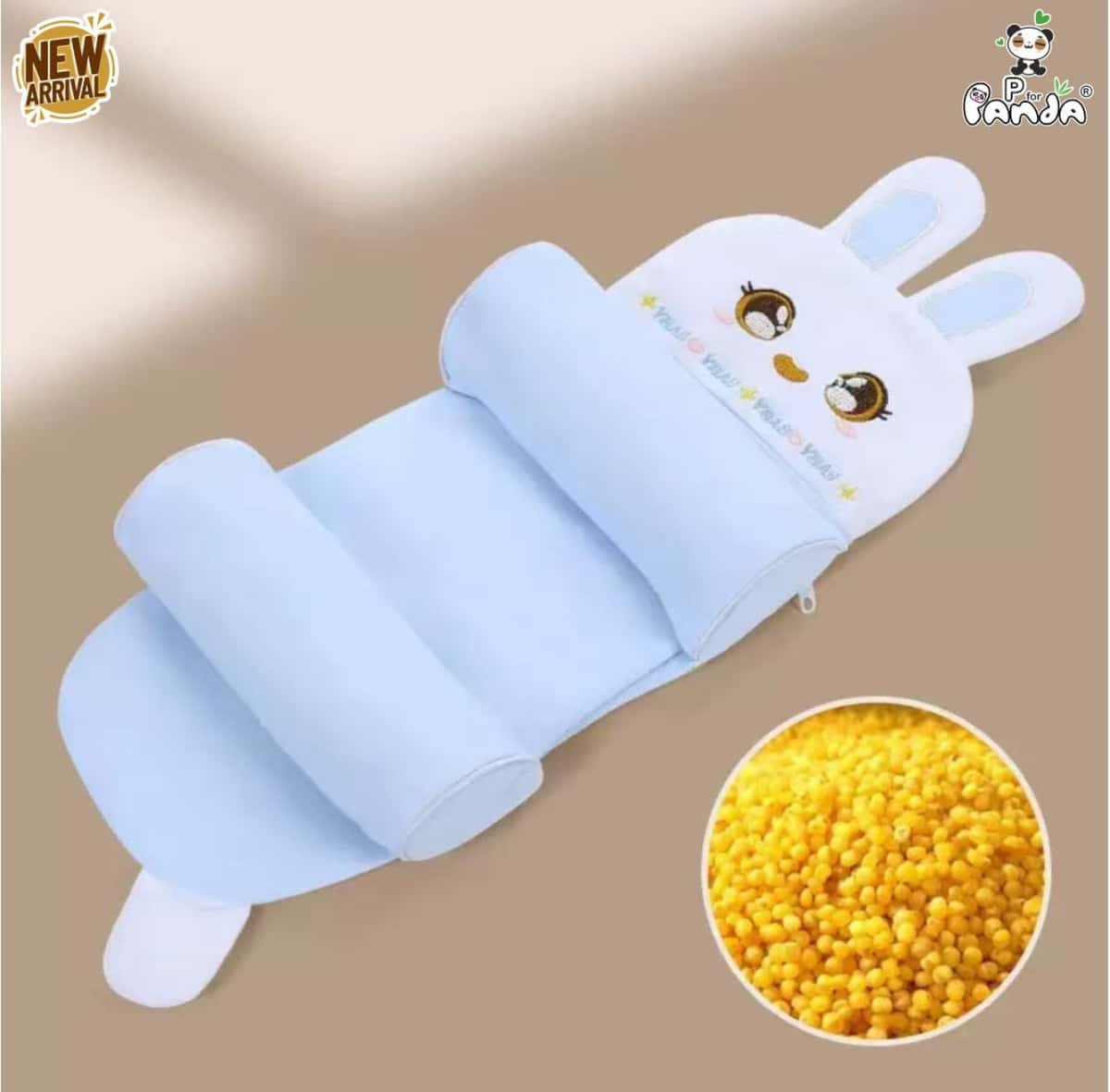 Adjustable mustard pillow