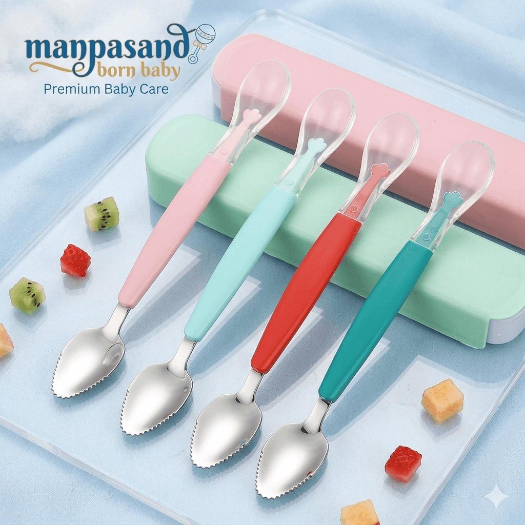 2 in 1 feeding spoon | premium silicone