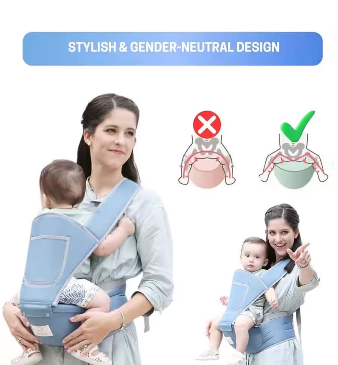 Baby carrier 3 in 1