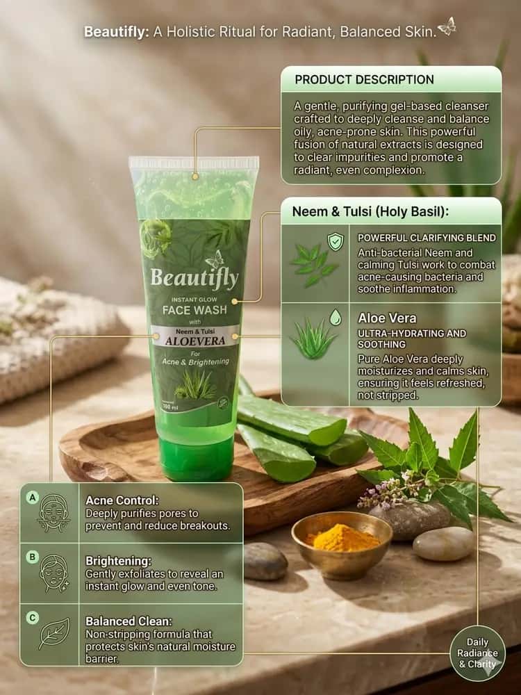 Beautifly instant glow facewash