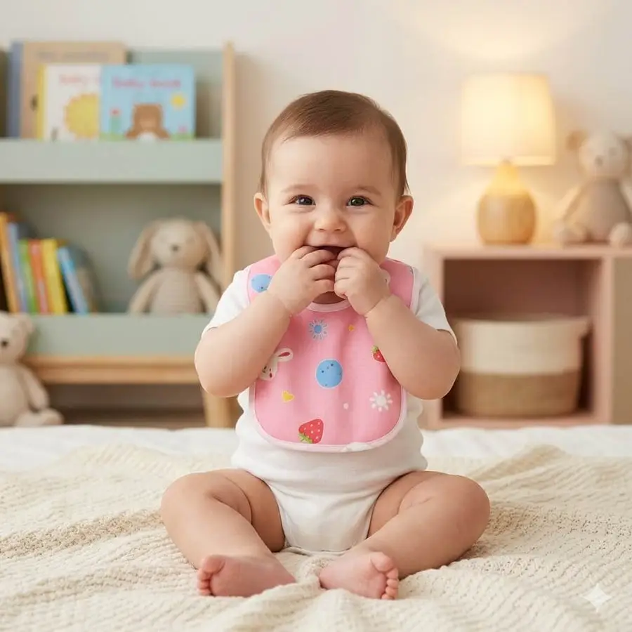 Baby Bib Combo Pack (3 Pieces) – Cute Print & Reusable Feeding Bibs